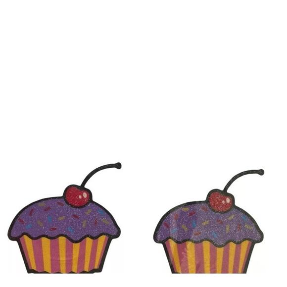 Cupcake Cherry Mardi Gras Nipple Pasties Sexy Cover Breast Glitter Reusable-40 - Picture 7 of 7